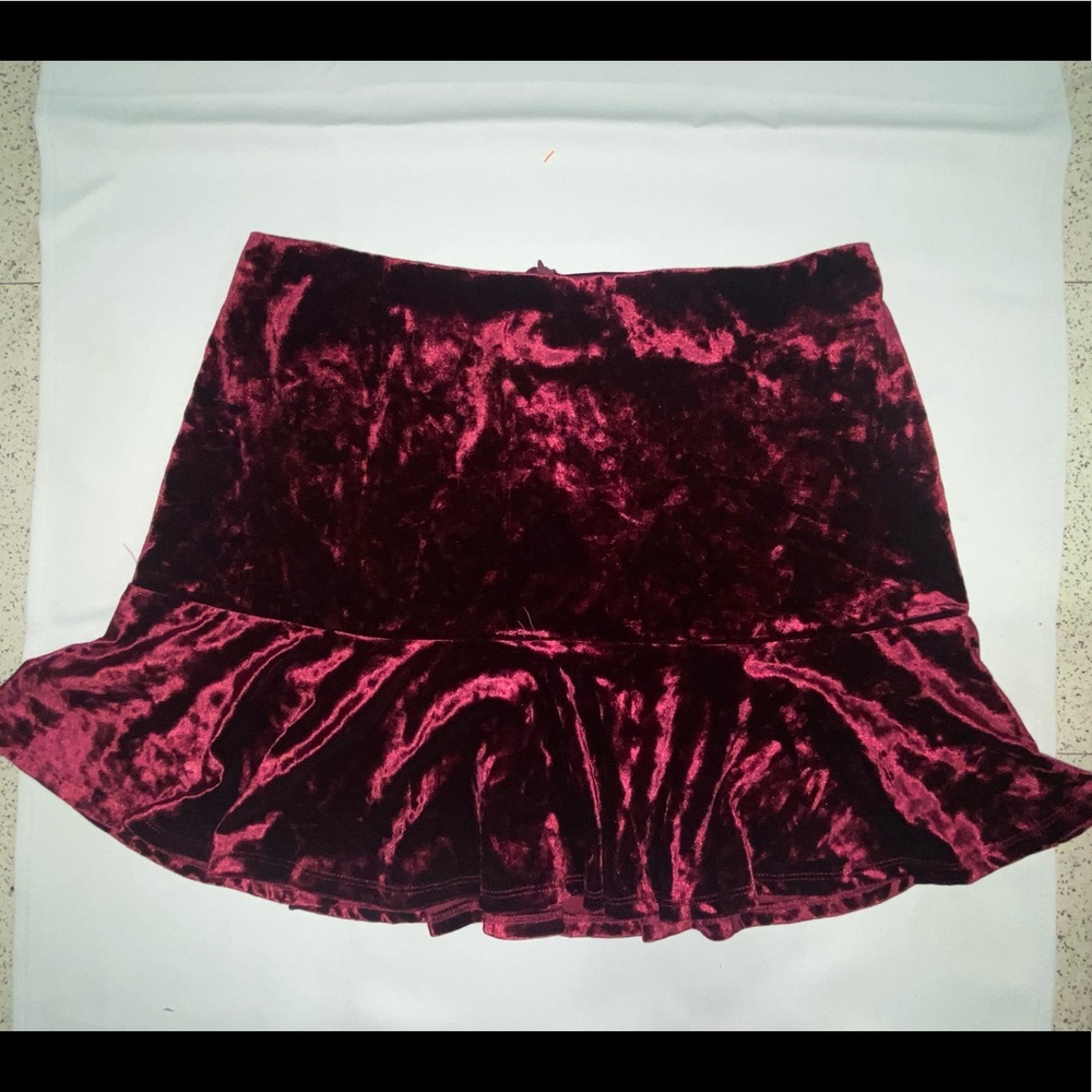 Suede Skirt